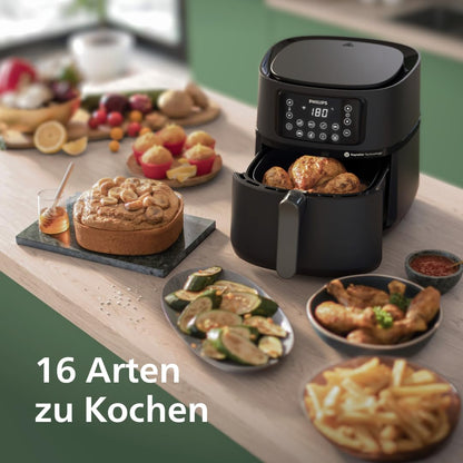 Philips Airfryer 5000 Series L – Connected Air Fryer with Remote App Control (HD9255)