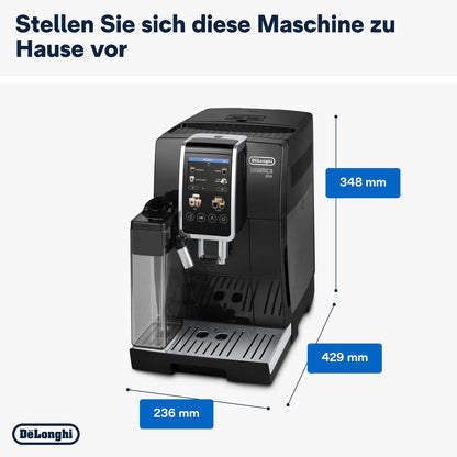 De'Longhi Dinamica Plus – 24 Recipes, LatteCrema System & 3.5" Touch Display