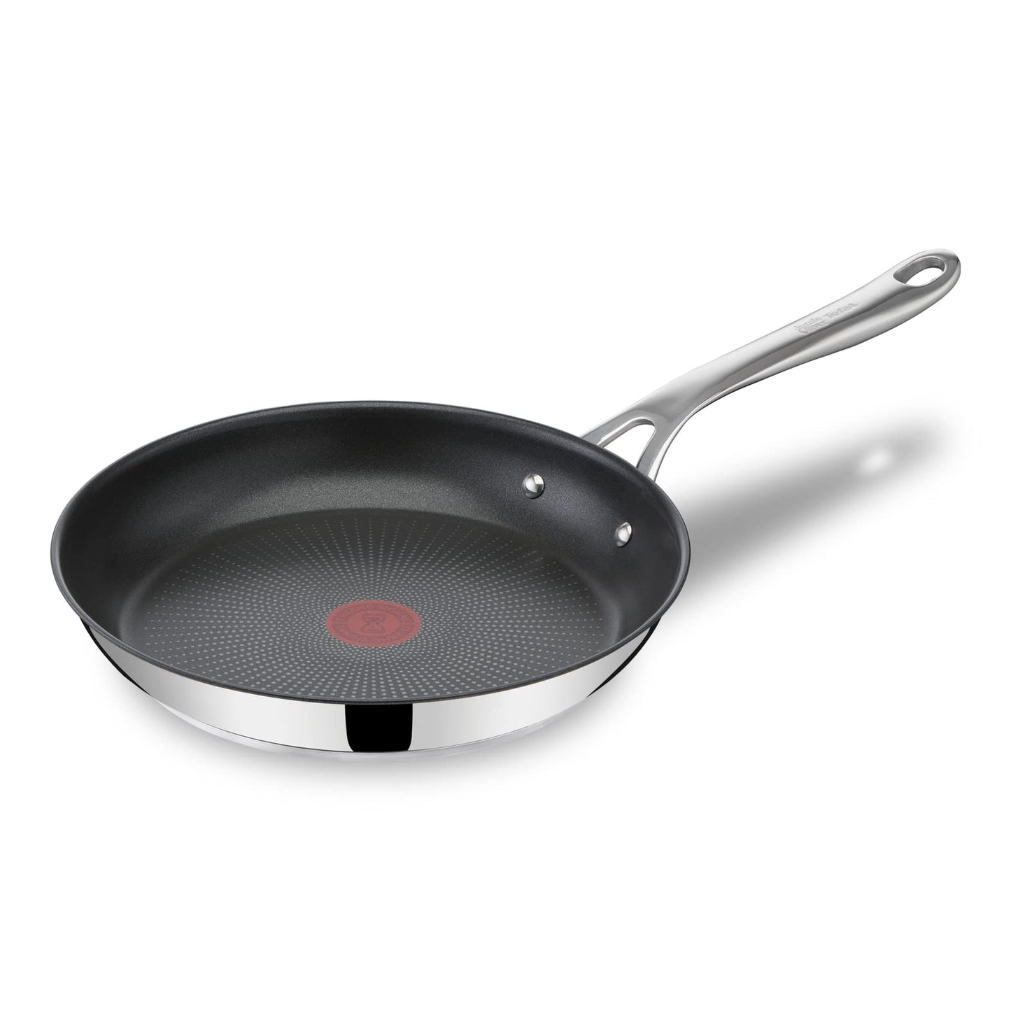 Tefal Jamie Oliver Cook's Direct On E3040644 Frying Pan 28 cm, Non-Stick, Suitable for Induction Cookers, Oven Safe, Stainless Steel Riveted Handle