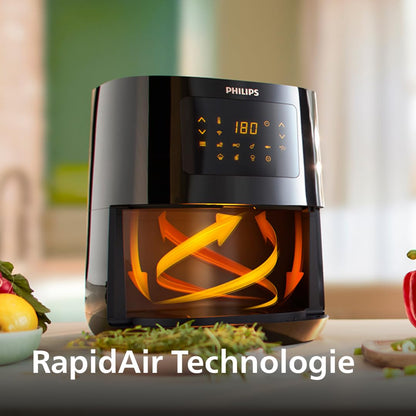 Philips Airfryer 5000 Series L – Connected Air Fryer with Remote App Control (HD9255)