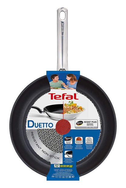 Tefal Duetto A704S3 Pan Set with Thermo-Signal & Induction (3-Pack)