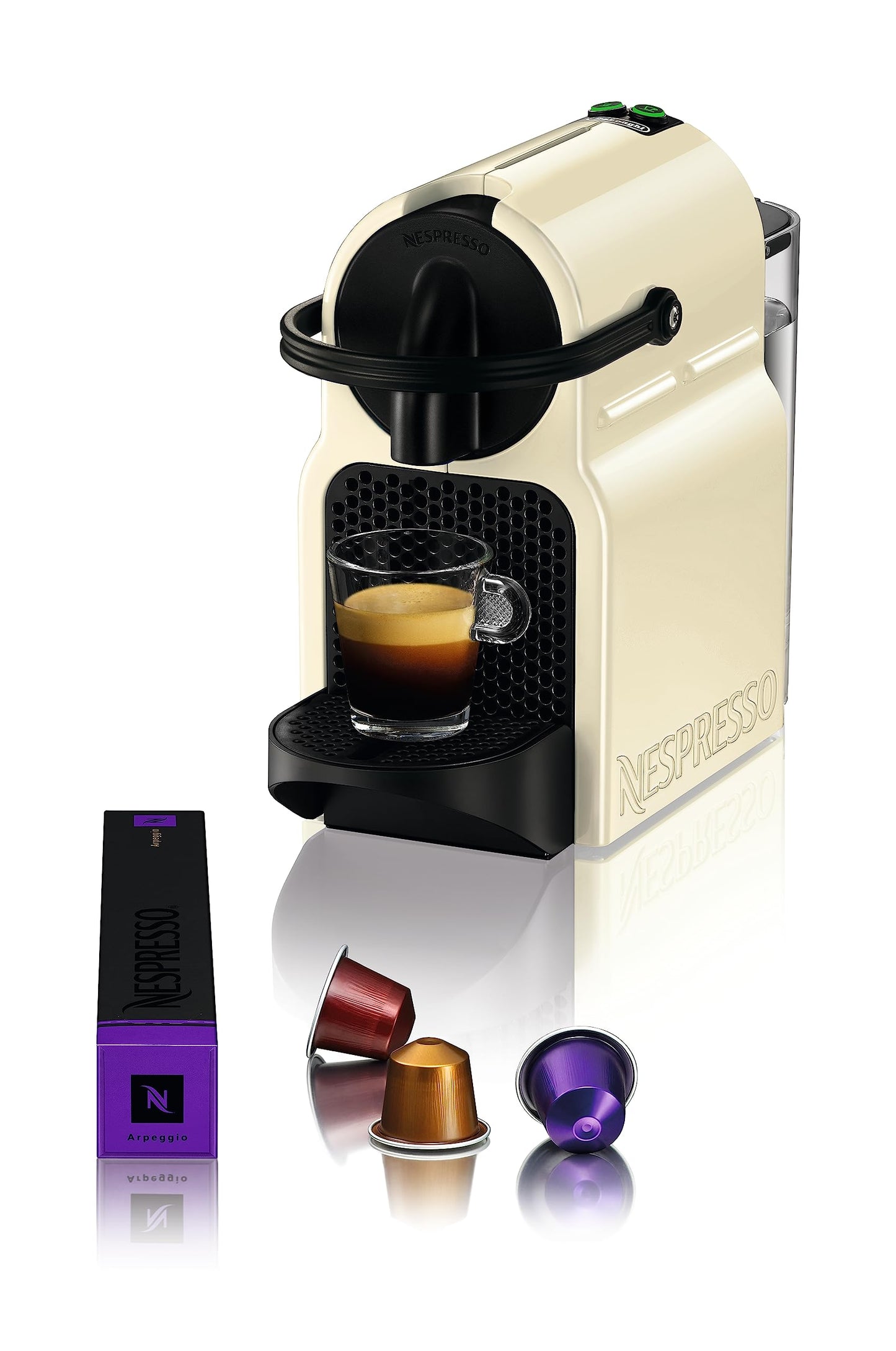 De'Longhi Nespresso Inissia EN 80.B, high pressure pump, energy saving function, compact design, black