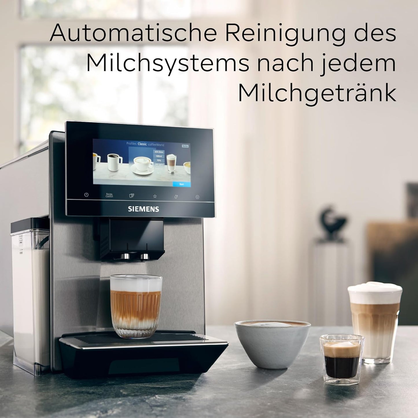 Siemens EQ900 Automatic Coffee Maker with Cold Brew & App Control