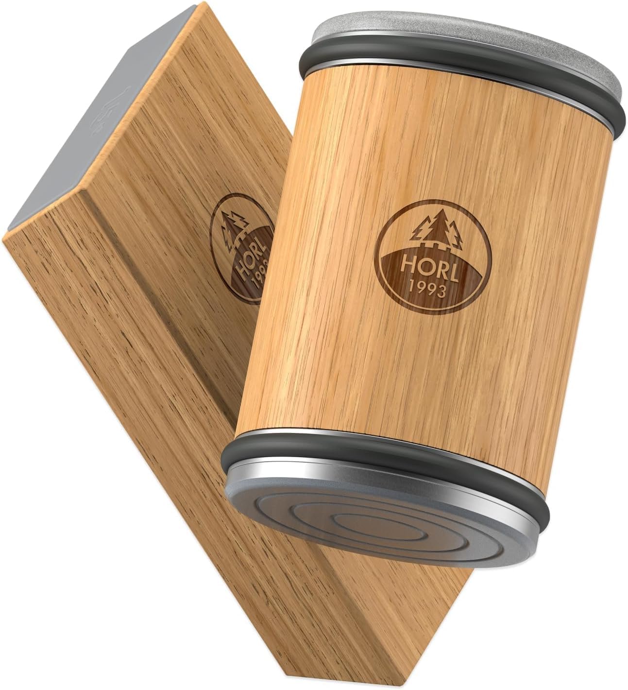 HORL 2 Walnut – Rolling Sharpener Set with 15° & 20° Magnetic Support