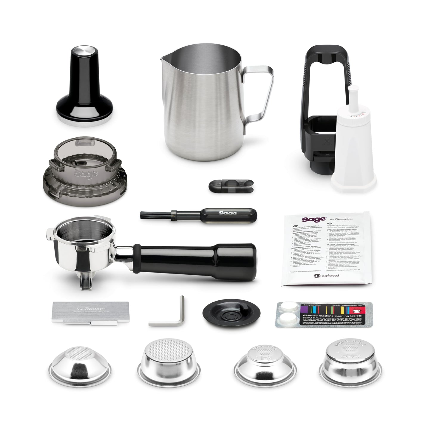 Sage Barista Express – Portafilter Machine with Integrated Grinder & Steam Wand