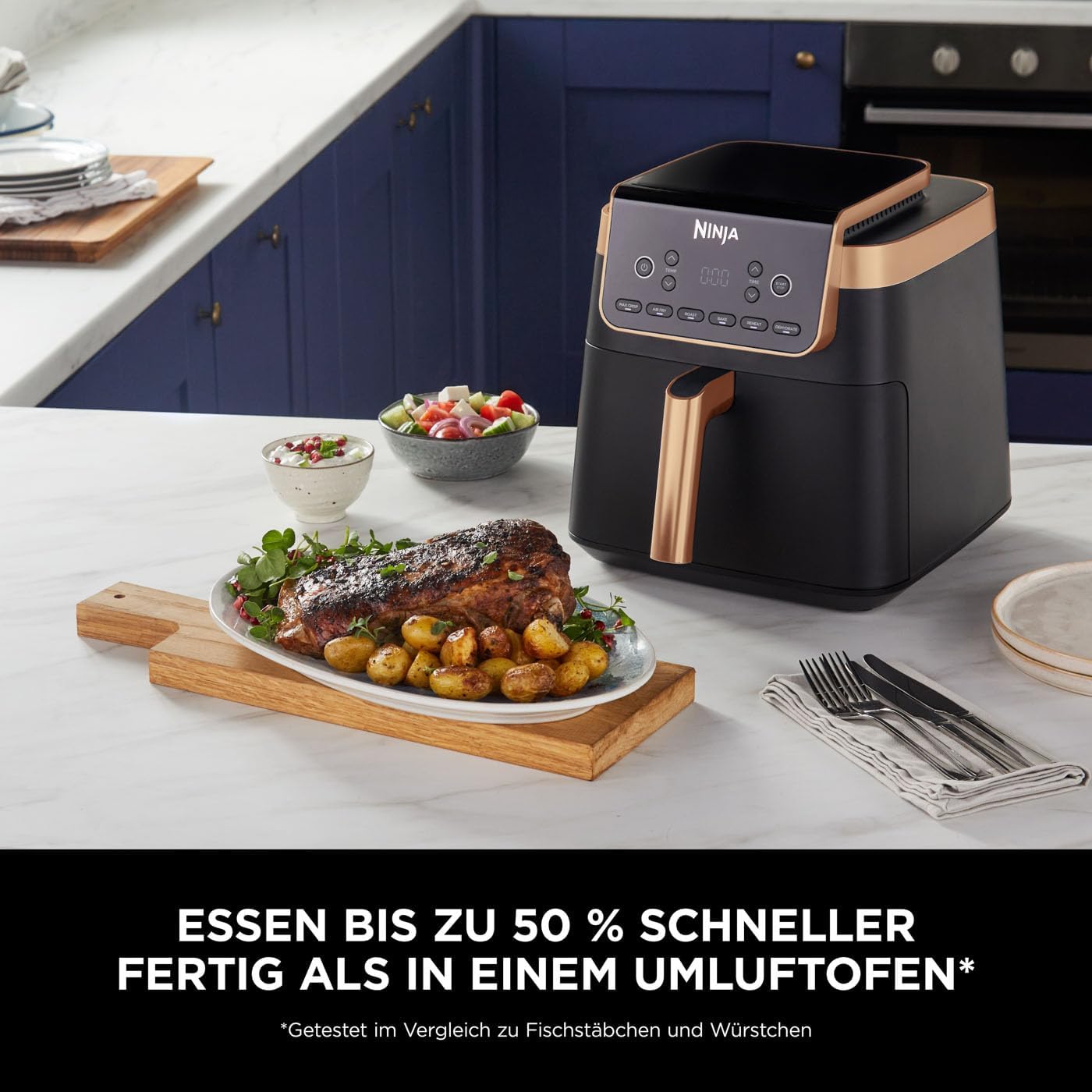Ninja MAX PRO 6.2L – Large Air Fryer, Roast & Bake (Copper Edition)