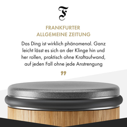 HORL 2 Walnut – Rolling Sharpener Set with 15° & 20° Magnetic Support