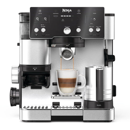 Ninja Luxe Premier ES601EU – Portafilter System with Grinder, Cold Brew & Frother
