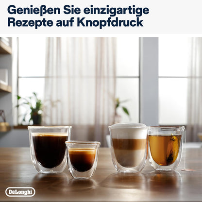 De'Longhi Magnifica Evo – One-Touch Cappuccino, Milk System & 4 Recipes