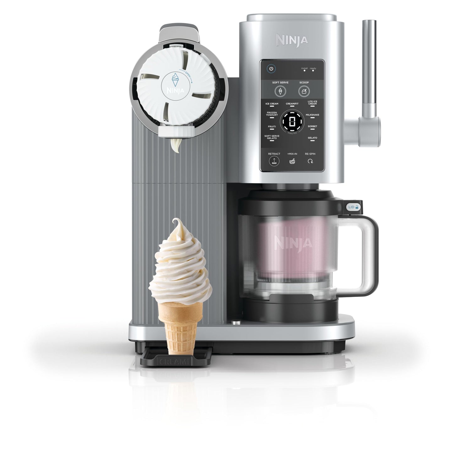 Ninja CREAMi – Ice Cream, Gelato & Sorbet Maker with 3 Tubs (Black/Silver)