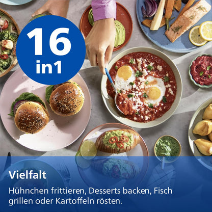 Philips Airfryer 5000 Series L – Connected Air Fryer with Remote App Control (HD9255)