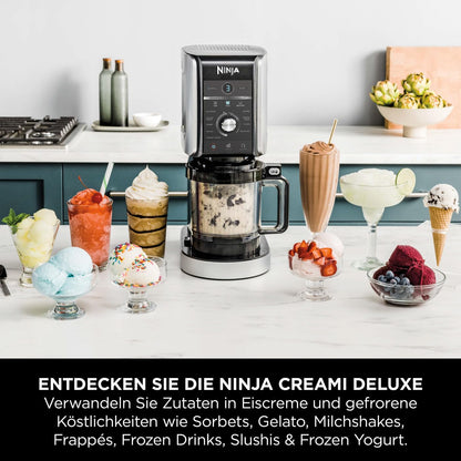 Ninja CREAMi – Ice Cream, Gelato & Sorbet Maker with 3 Tubs (Black/Silver)