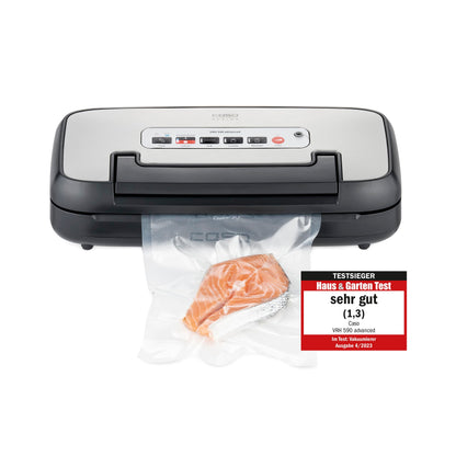 CASO Advanced Vacuum Sealer - Film Sealing Device - Extend the Shelf Life of Your Food - Ideal For Portioning and Storing Food