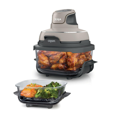 Ninja CRISPi 4-in-1 System – Portable Air Fryer, Recrisp & Storage Lids