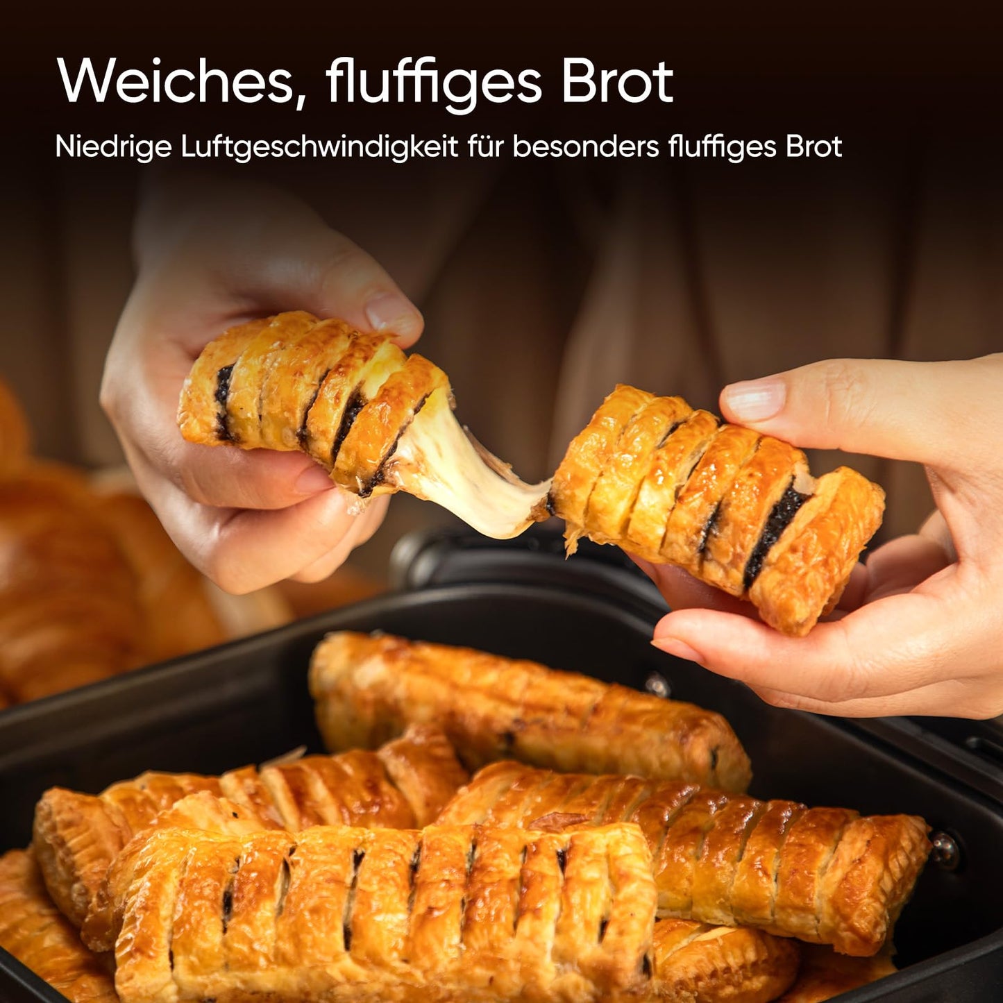 COSORI TwinFry 10L XXL – Dual Zone Air Fryer with 4 Heating Elements