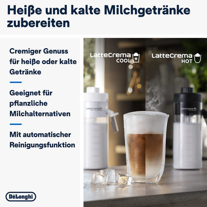 De'Longhi Eletta Explore – 50 Recipes, Cold Brew & LatteCrema System