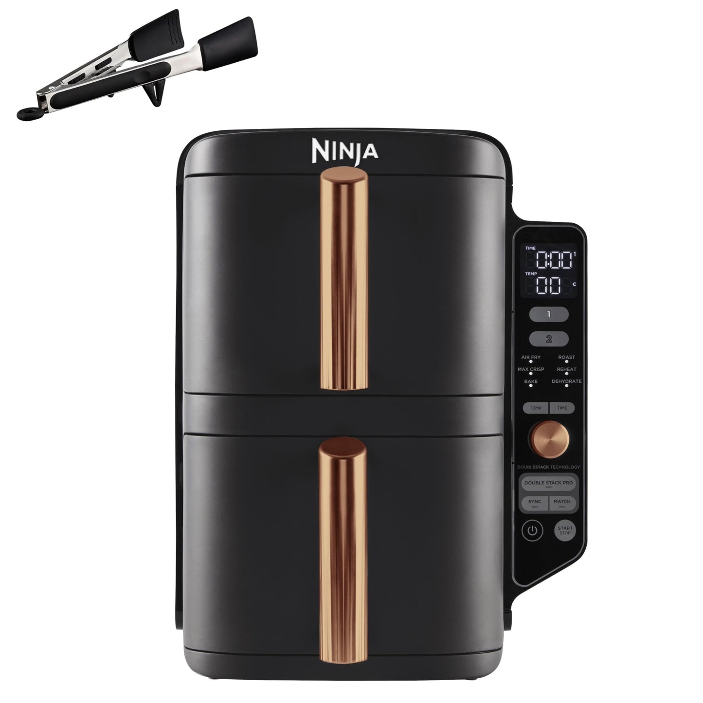 Ninja Double Stack XL – Space-Saving Vertical Air Fryer (2 Drawers, 9.5L)
