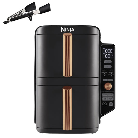Ninja Double Stack XL – Space-Saving Vertical Air Fryer (2 Drawers, 9.5L)