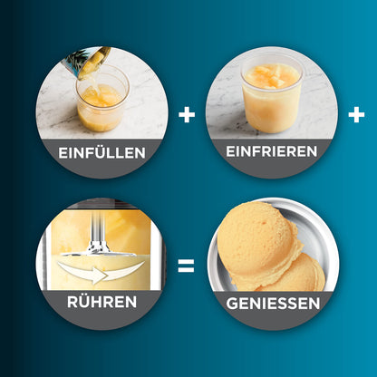 Ninja CREAMi – Ice Cream, Gelato & Sorbet Maker with 3 Tubs (Black/Silver)