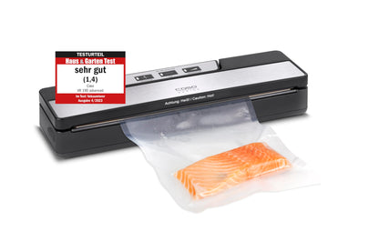 CASO Advanced Vacuum Sealer - Film Sealing Device - Extend the Shelf Life of Your Food - Ideal For Portioning and Storing Food