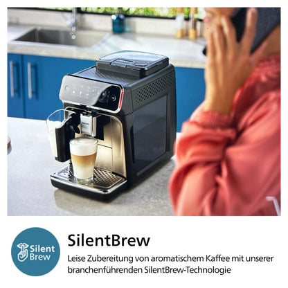 Philips 2300 Series – LatteGo Milk System, 4 Drinks & Ceramic Grinder