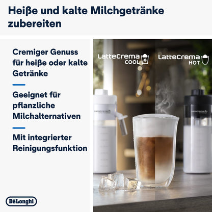 De'Longhi Eletta Explore – 50 Recipes, Cold Brew & LatteCrema System