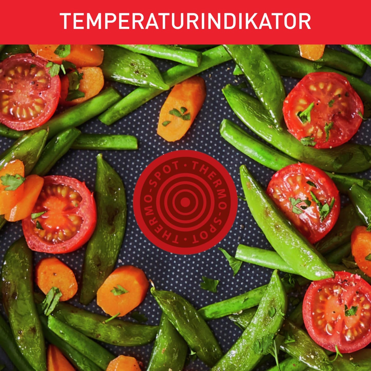 Tefal Duetto A704S3 Pan Set with Thermo-Signal & Induction (3-Pack)