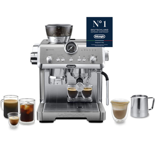 De'Longhi La Specialista Arte – Portafilter with Integrated Grinder & Steam Wand