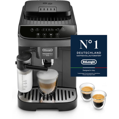 De'Longhi Magnifica Evo – One-Touch Cappuccino, Milk System & 4 Recipes