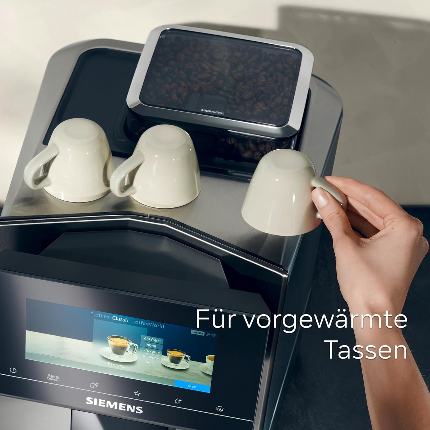 Siemens EQ900 Automatic Coffee Maker with Cold Brew & App Control