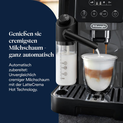 De'Longhi Magnifica Start – Manual Steam Wand, 13-Step Grinder & Soft Touch