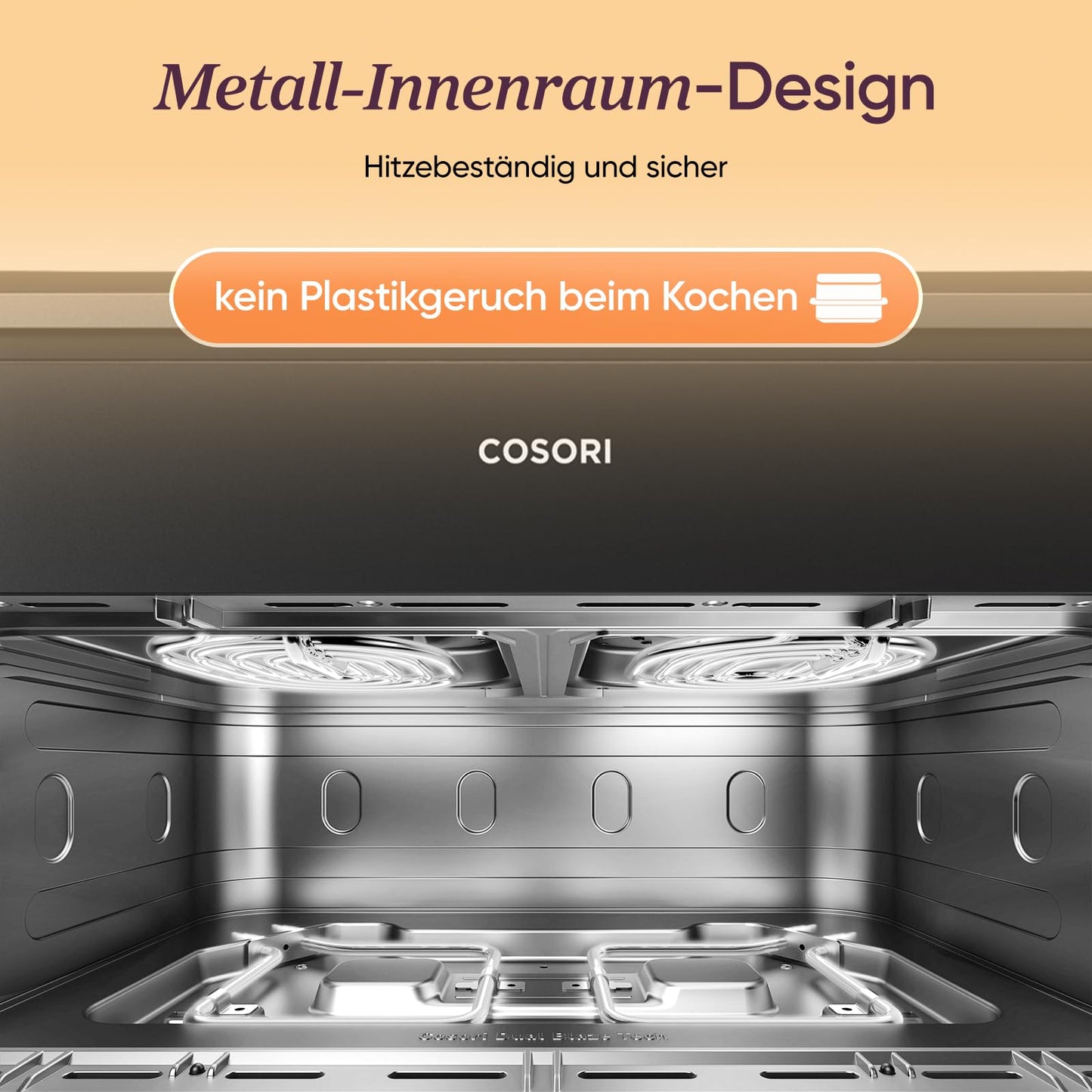 COSORI TwinFry 10L XXL – Dual Zone Air Fryer with 4 Heating Elements