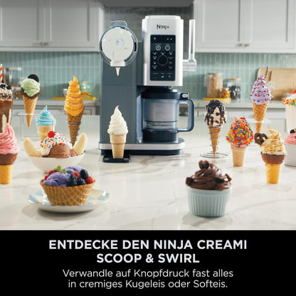 Ninja CREAMi – Ice Cream, Gelato & Sorbet Maker with 3 Tubs (Black/Silver)