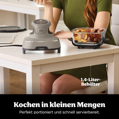 Ninja CRISPi 4-in-1 System – Portable Air Fryer, Recrisp & Storage Lids