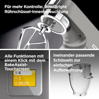 Kenwood Chef Patissier XL 1400W – 7L Warming Bowl, Built-in Scales & 4 Tools