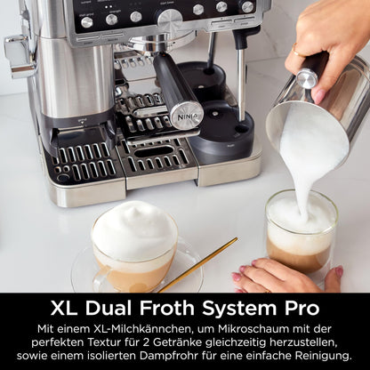 Ninja Luxe Premier ES601EU – Portafilter System with Grinder, Cold Brew & Frother