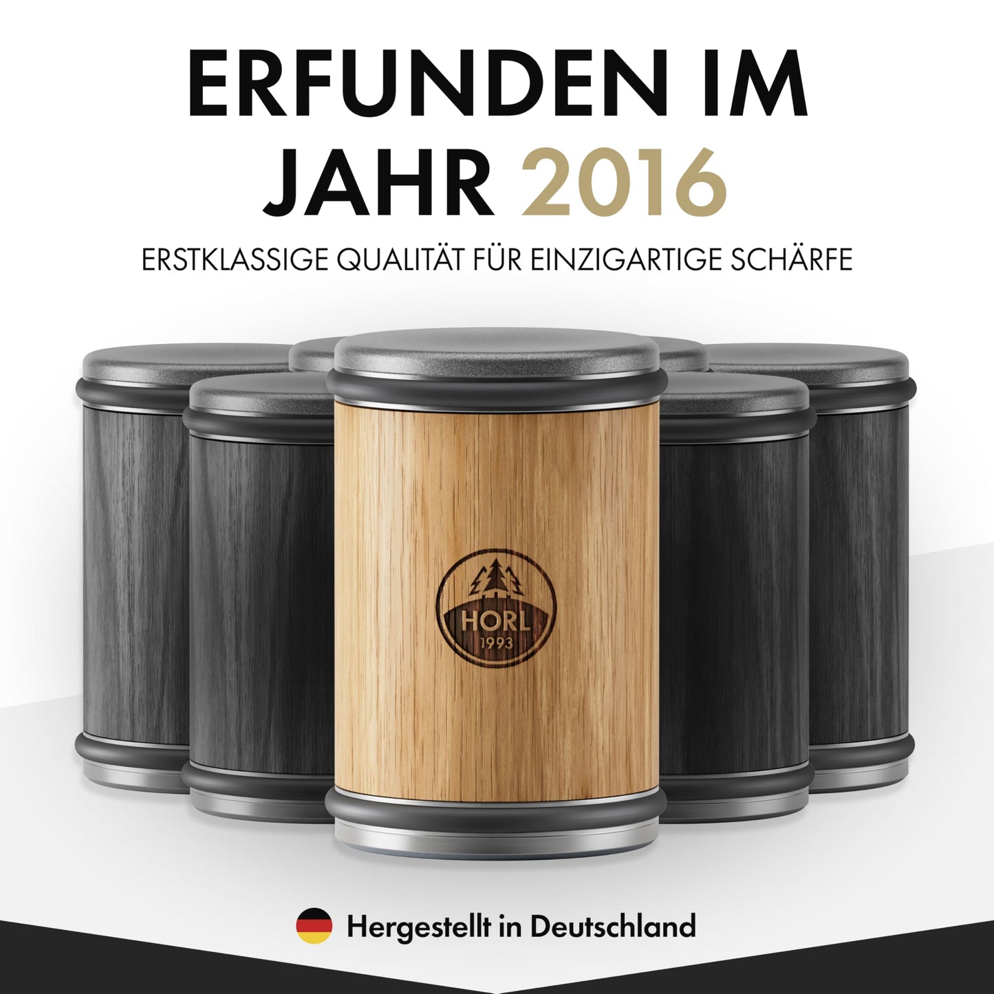 HORL 2 Walnut – Rolling Sharpener Set with 15° & 20° Magnetic Support