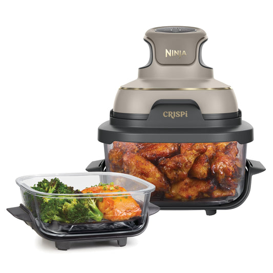 Ninja CRISPi 4-in-1 System – Portable Air Fryer, Recrisp & Storage Lids