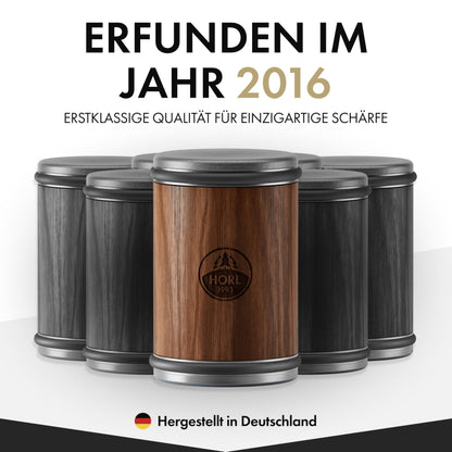 HORL 2 Walnut – Rolling Sharpener Set with 15° & 20° Magnetic Support