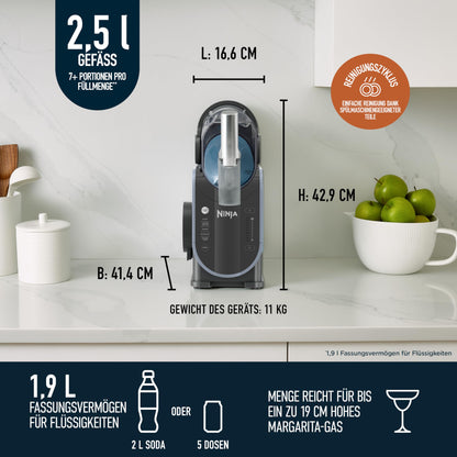 Ninja SLUSHi – Commercial Style Slush, Cocktail & Frappé Maker (WhisperChill)