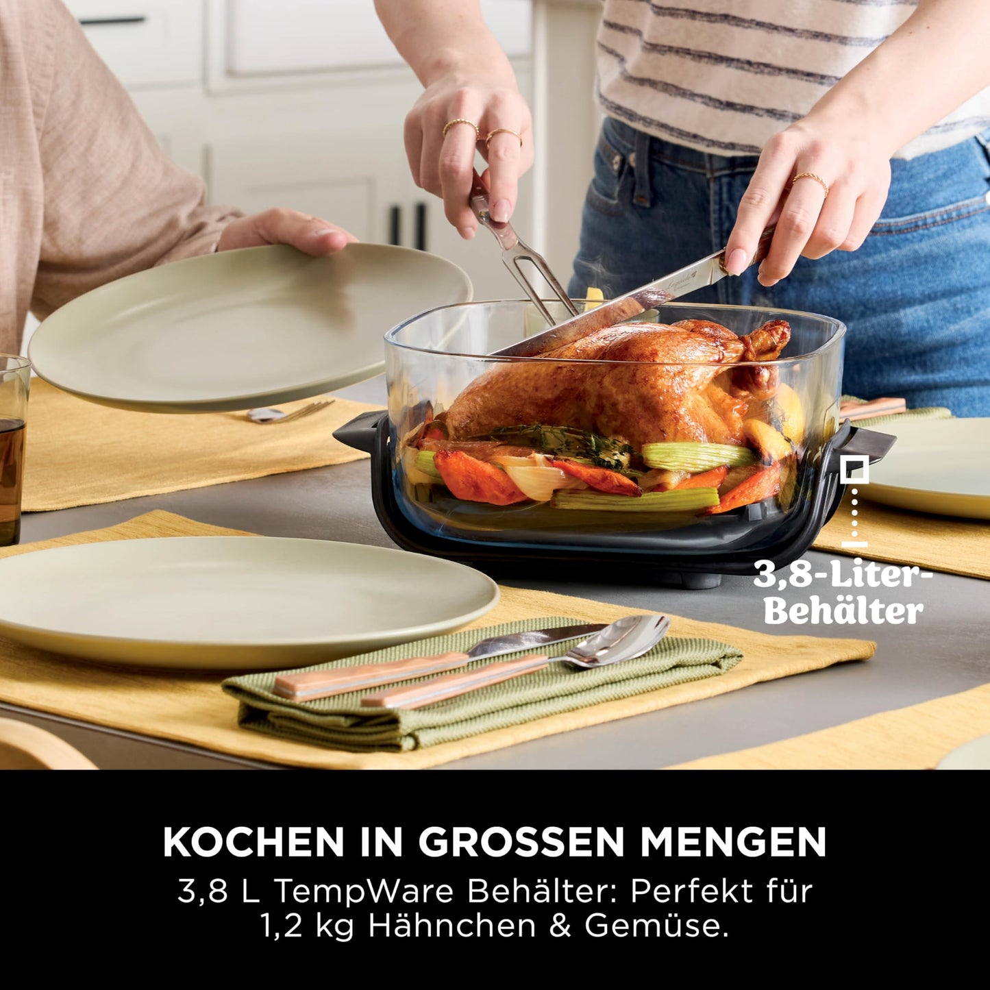 Ninja CRISPi 4-in-1 System – Portable Air Fryer, Recrisp & Storage Lids