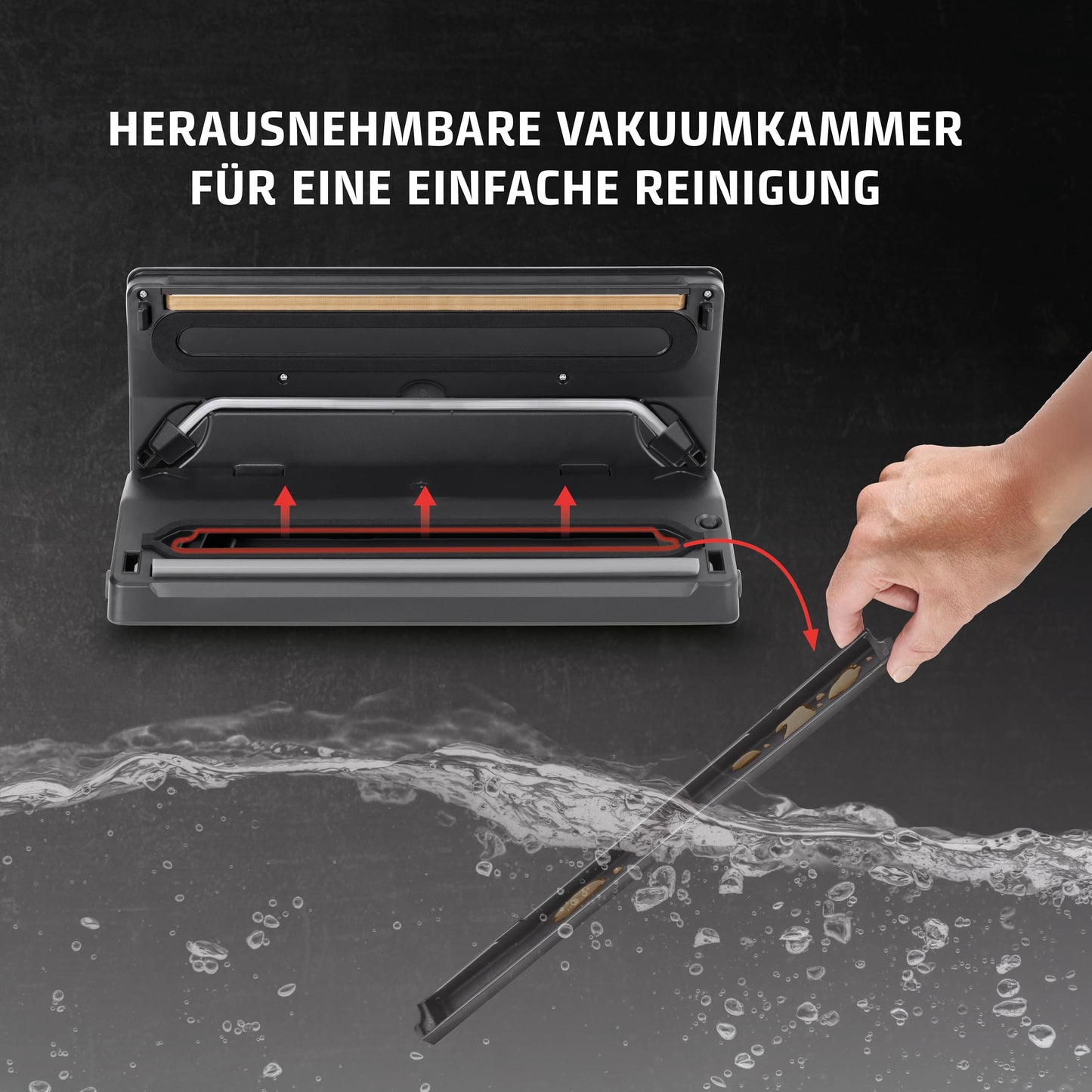 CASO Advanced Vacuum Sealer - Film Sealing Device - Extend the Shelf Life of Your Food - Ideal For Portioning and Storing Food