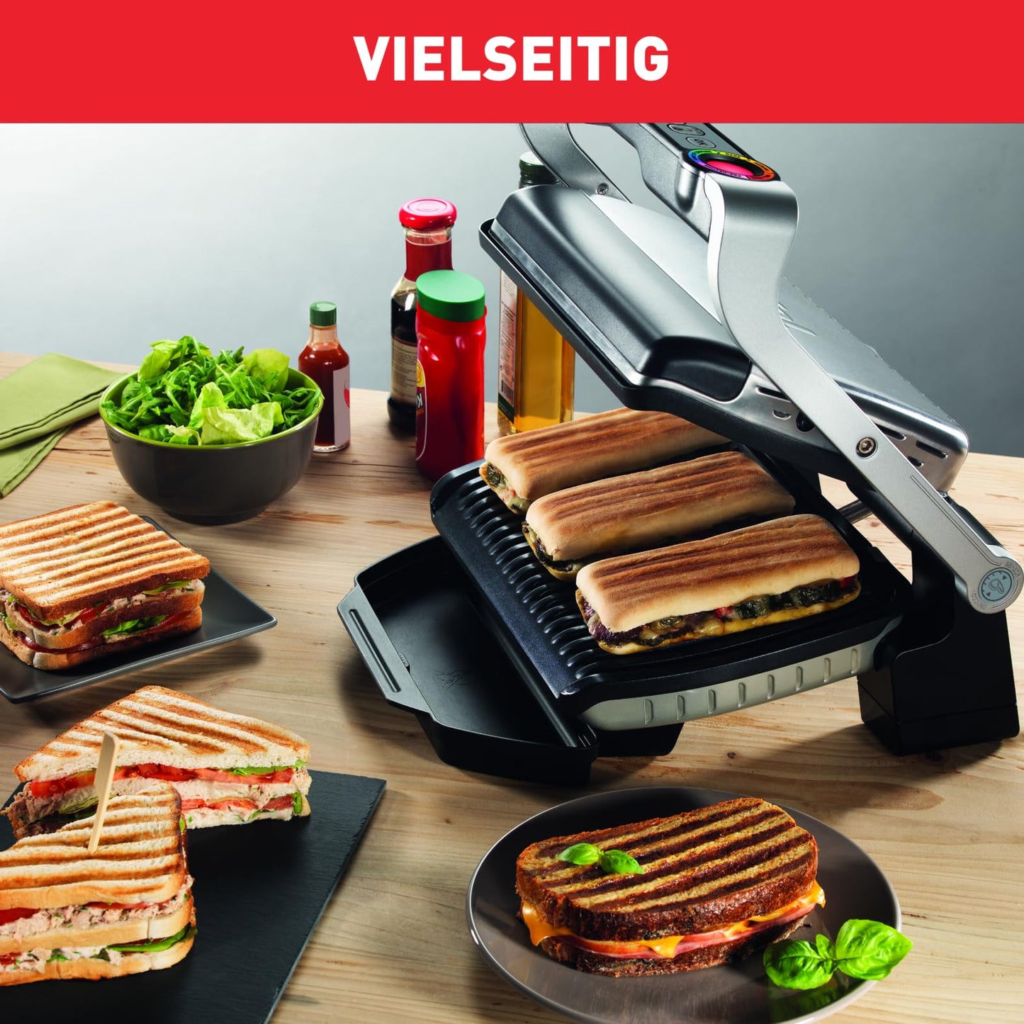 Tefal OptiGrill XL Automatic Grill (GC722D) – 9 Presets & Sensor Cooking
