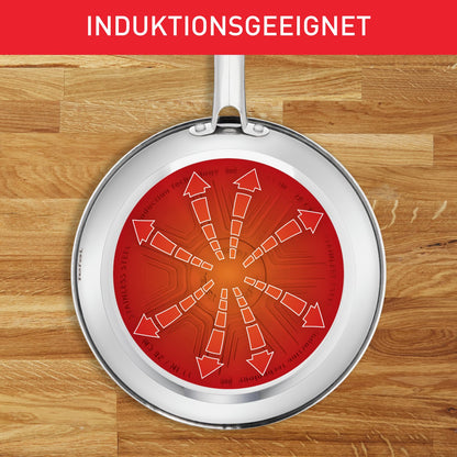 Tefal Duetto A704S3 Pan Set with Thermo-Signal & Induction (3-Pack)